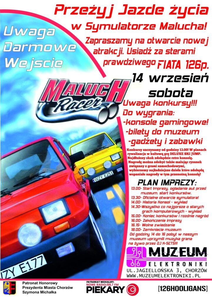 Symulator Malucha w Muzeum Elektroniki w Chorzowie